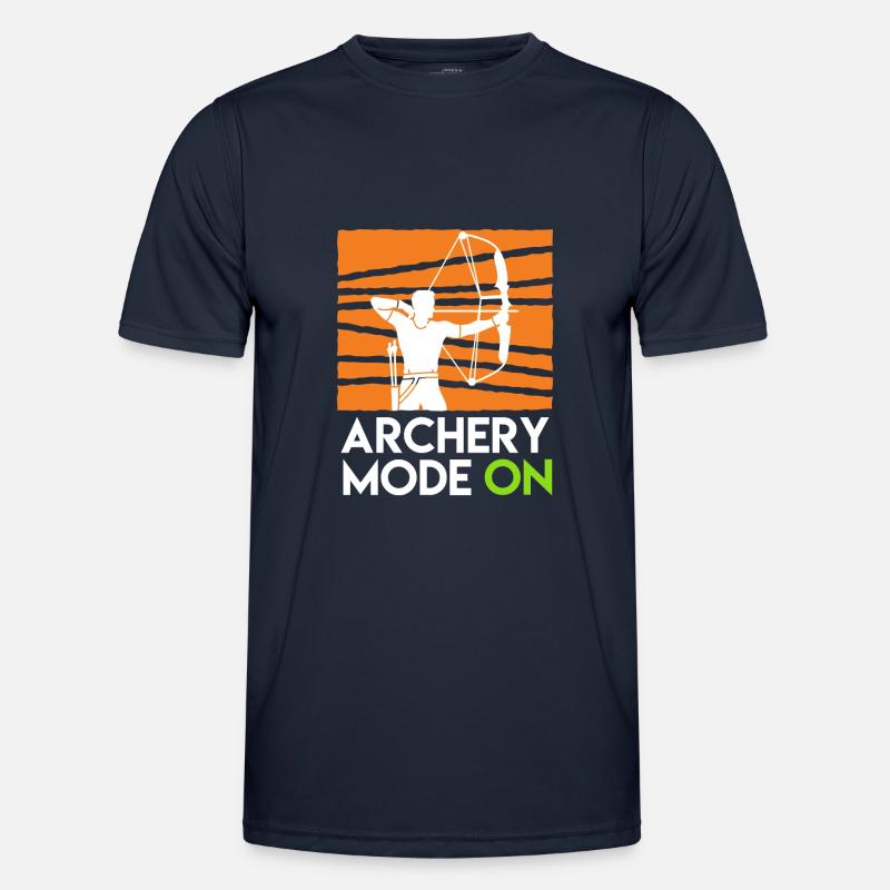 Archery Mode On Compoundbogen Männer Funktions-T-Shirt