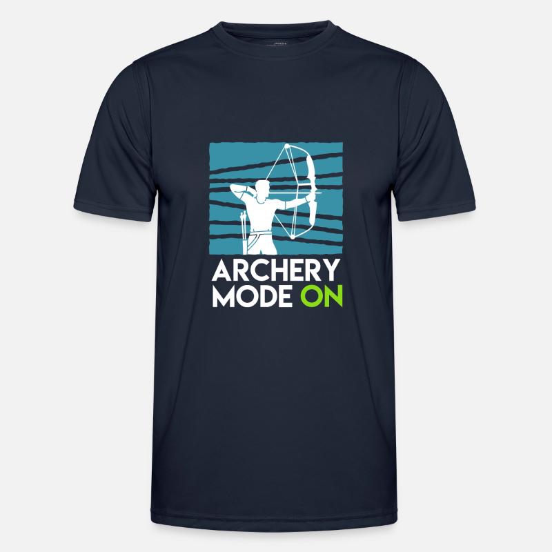 Archery Mode On Compoundbogen Männer Funktions-T-Shirt