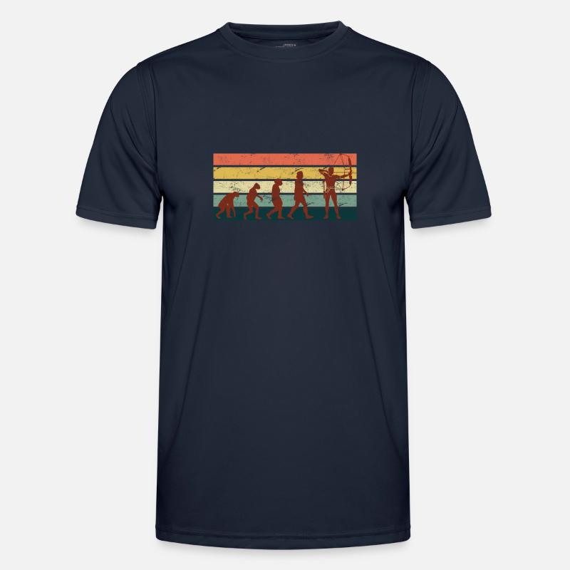 Archery Evolution Bogenschießen - Männer Funktions-T-Shirt - Navy