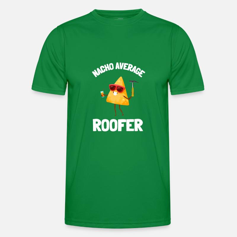 Roofer Roofing Contractor Construction Worker Men's Functional T-Shirt