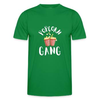 Popcorn Machine Movie Lover Cinéma Cinéma - T-shirt sport Homme - vert - Devant - AI Model Male 178 dark (178cm)