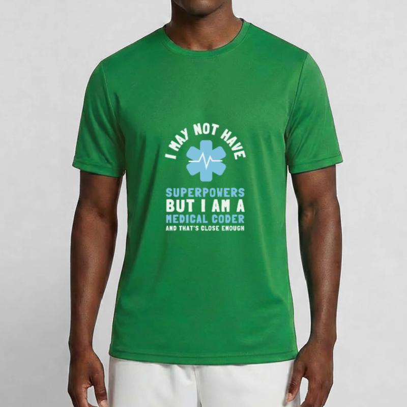 Medical Coder Coding VA Nurse And Clinical Coding Männer Funktions-T-Shirt