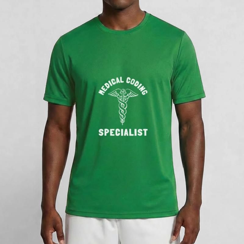 Medical Coder Coding VA Nurse And Clinical Coding Männer Funktions-T-Shirt