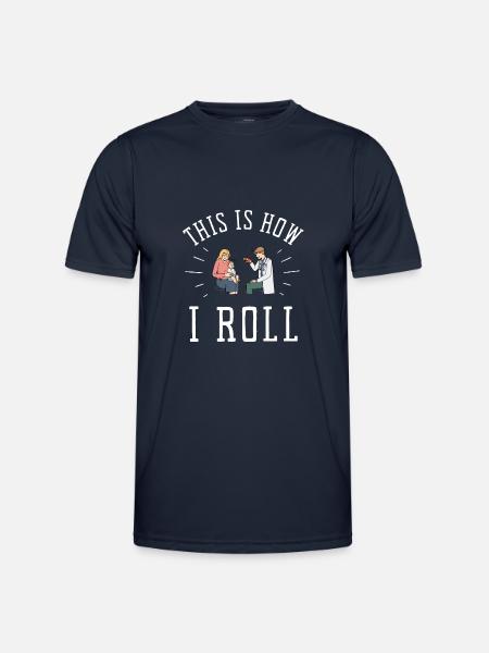 Pediatric Pediatrician Pediatrics Nurse Toddle - Männer Funktions-T-Shirt - Navy