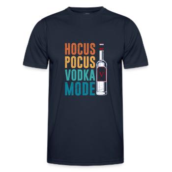 Hokus Pokus Vodka Mode Vodka Drinker - Men's Functional T-Shirt - navy - Front - AI Model Male 178 dark (178cm)