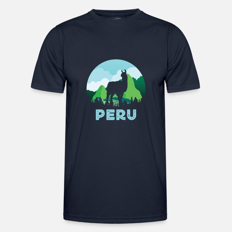 Peru, Perulama Funksjons-T-skjorte for menn