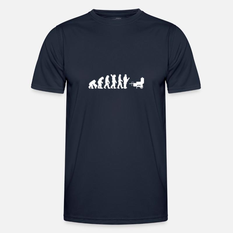 SMOKER GRILL Grill Evolution - Men's Functional T-Shirt - navy