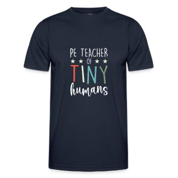 Physical education teachers for young children - Men's Functional T-Shirt - navy - Front - AI Model Male 178 dark (178cm)