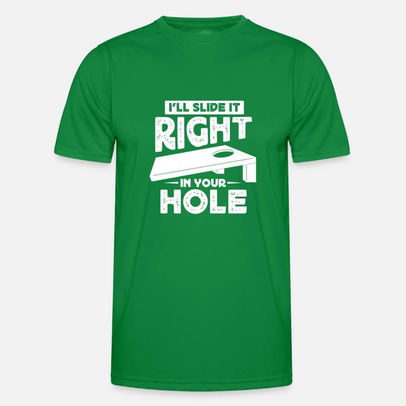 Cornhole, beanbag, beanbag throwing Men's Functional T-Shirt