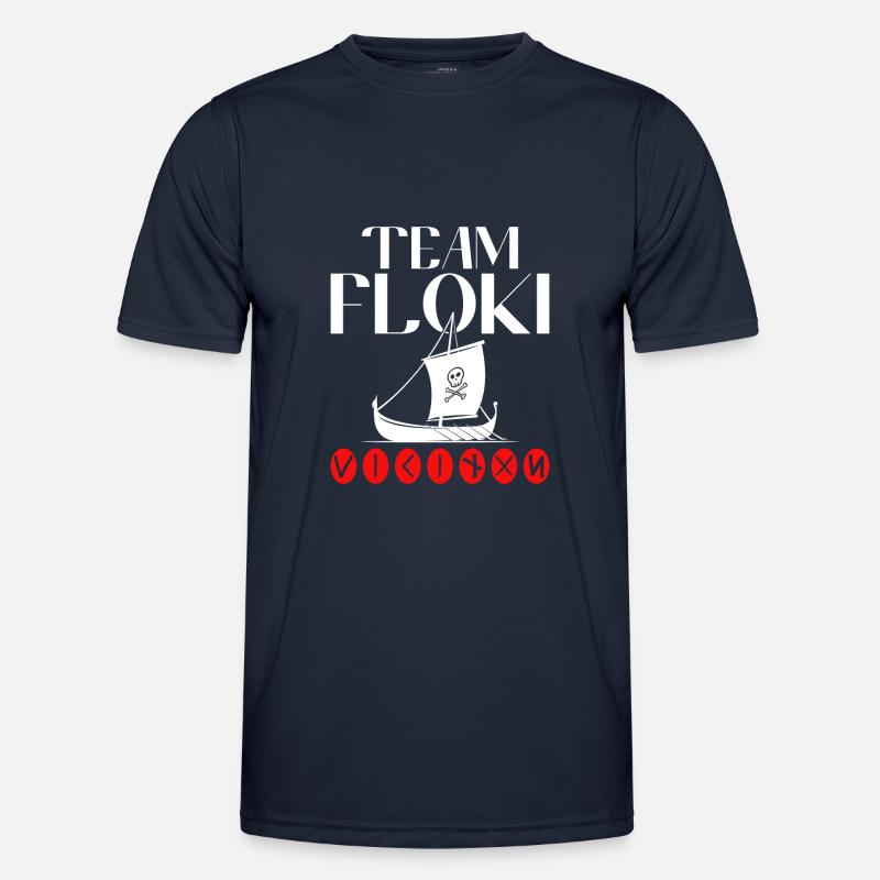Team Floki der Schiffsbauer - Männer Funktions-T-Shirt - Navy