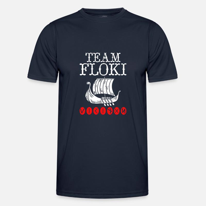 Team Floki der Schiffsbauer - Männer Funktions-T-Shirt - Navy