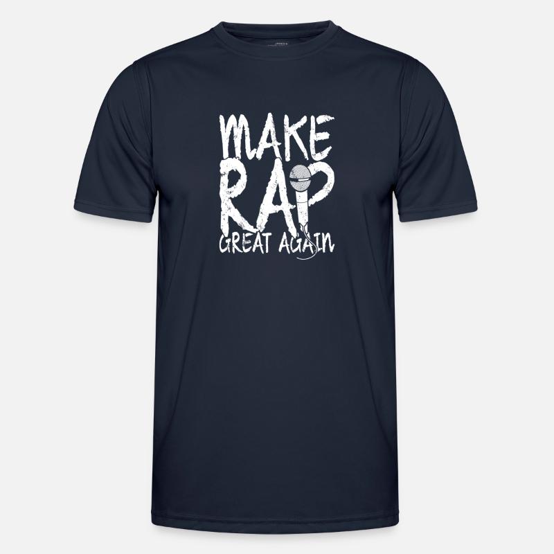 MAKE RAP GREAT AGAIN - Men's Functional T-Shirt - navy