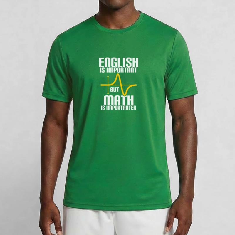 MATH EST PLUS IMPORTANT QUE L'ANGLAIS - MATH - COMPUTING T-shirt sport Homme