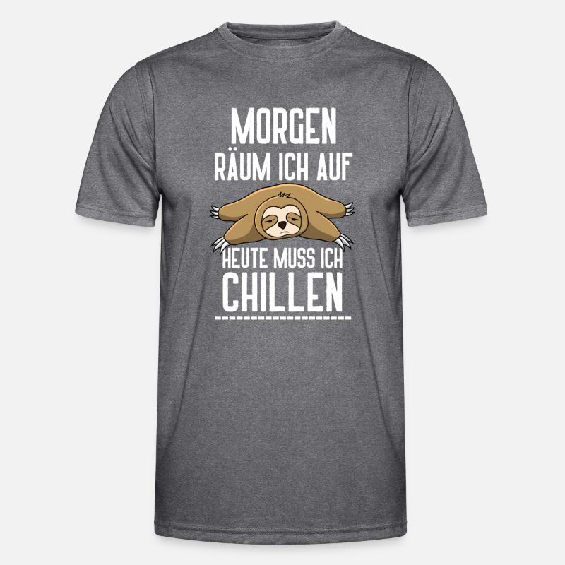 Chillen Einzug Erste Eigene Wohnung Chill Relaxen Männer Funktions-T-Shirt