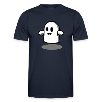 Little Ghost à minuit - T-shirt sport Homme - bleu marine - Devant - AI Model Male 178 dark (178cm)