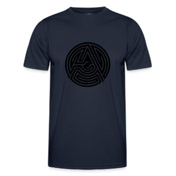 anarchy - T-shirt sport Homme - bleu marine - Devant - AI Model Male 178 dark (178cm)