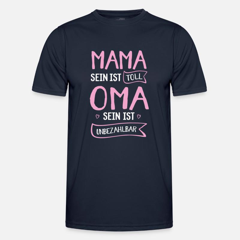Mama sein ist toll - Männer Funktions-T-Shirt - Navy