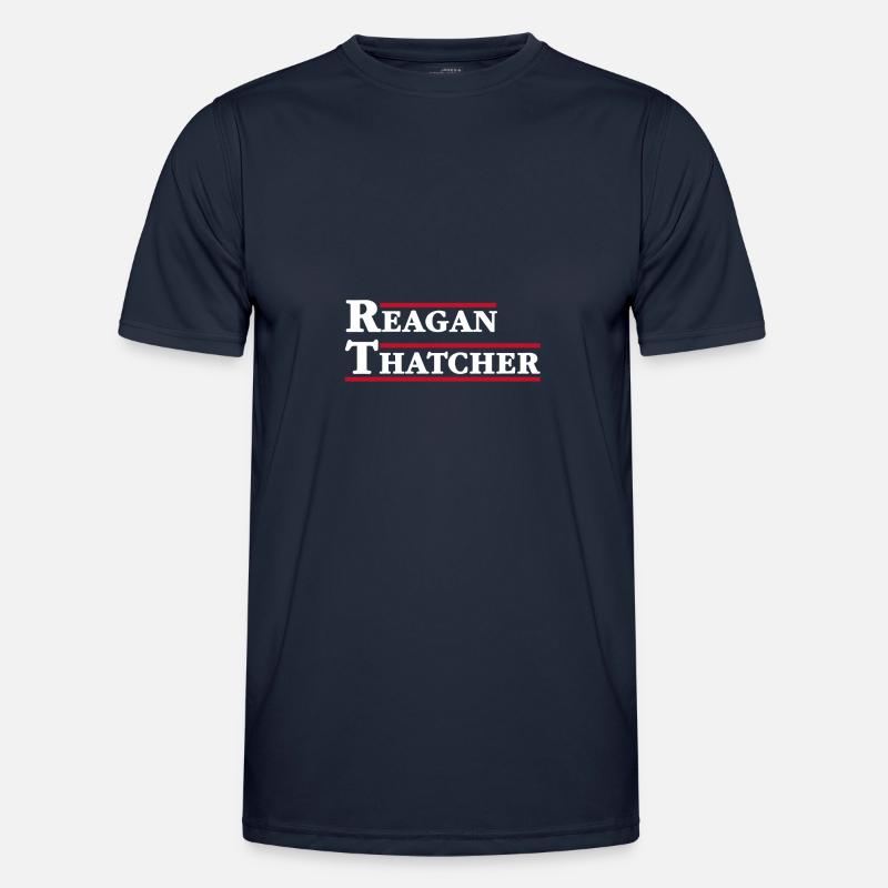 Reagan & Thatcher - Men's Functional T-Shirt - navy