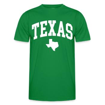 Texas - T-shirt sport Homme - vert - Devant - AI Model Male 178 dark (178cm)