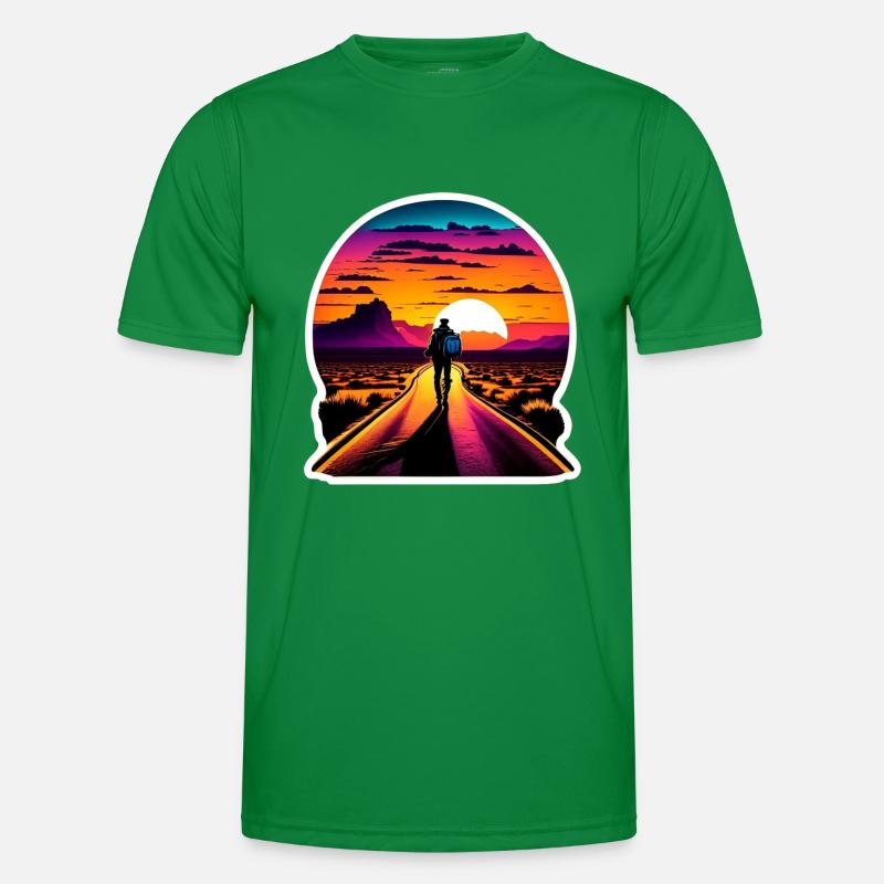 Walk into the sun Männer Funktions-T-Shirt