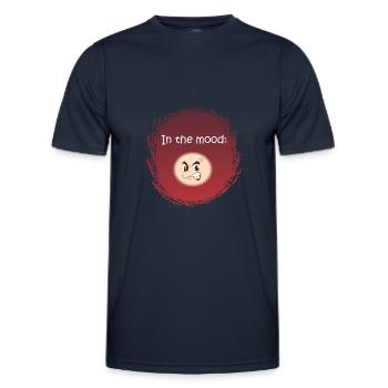 In the mood - ANGRY - - Männer Funktions-T-Shirt - Navy - Vorne - AI Model Male 178 dark (178cm)