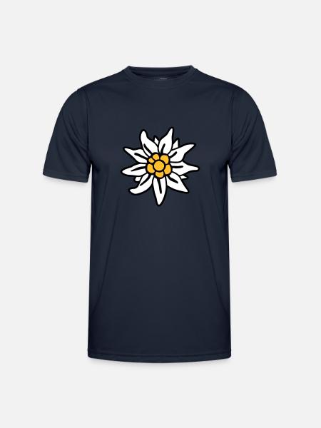 Edelweiss - - Wiesn - - Men's Functional T-Shirt - navy