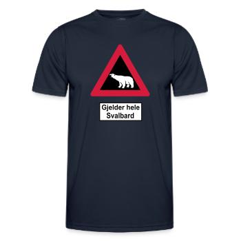Svalbard - T-shirt sport Homme - bleu marine - Devant - AI Model Male 178 dark (178cm)