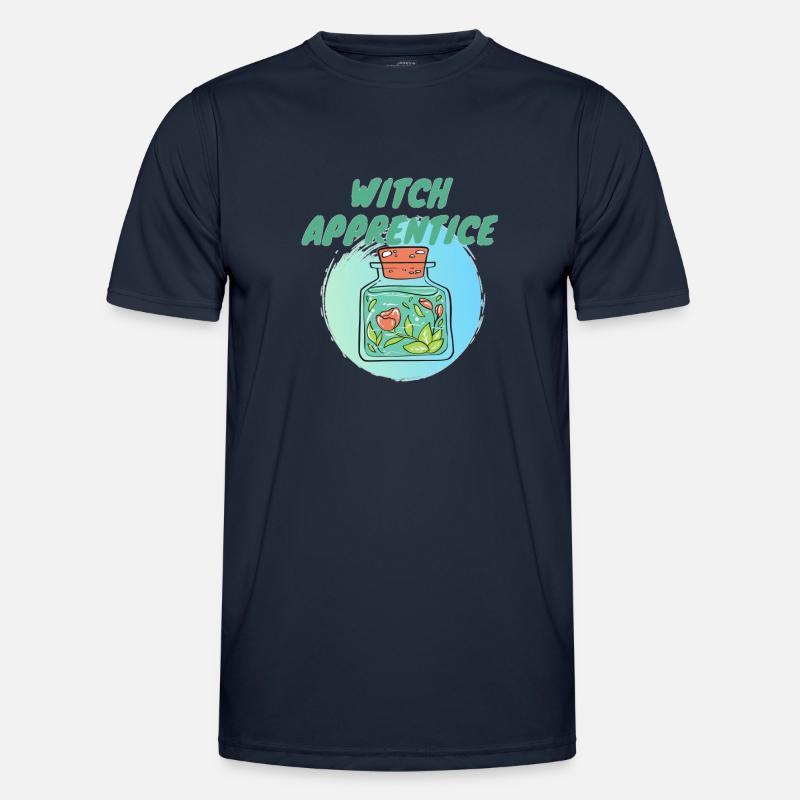 witch apprentice green Men's Functional T-Shirt