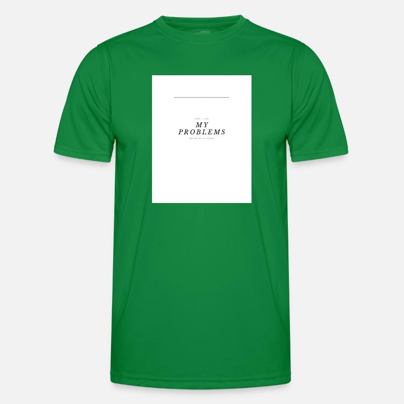 My Problems Lettering Men's Functional T-Shirt