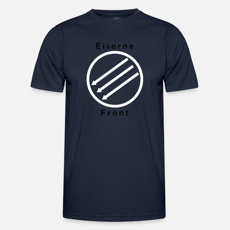 Eiserne Front - Drei Pfeile - Men's Functional T-Shirt - navy