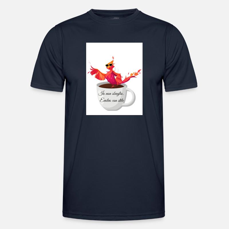 I'm not wrong. I evolve with style. - Men's Functional T-Shirt - navy