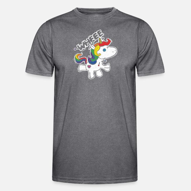 Voodoo-Einhorn Männer Funktions-T-Shirt