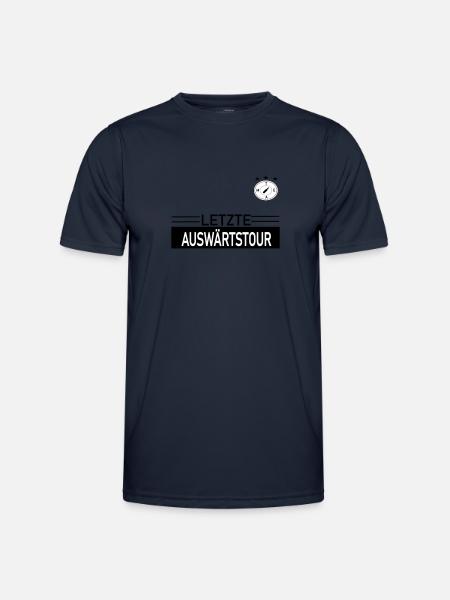 Letzte Auswärtstour Team - Männer Funktions-T-Shirt - Navy