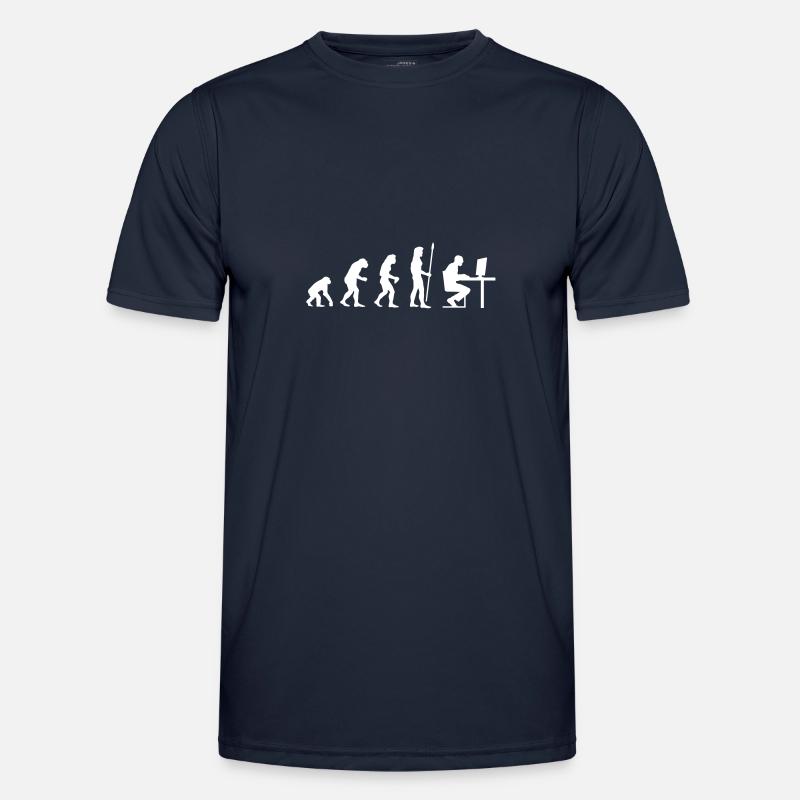 evolution_pc_3 - Männer Funktions-T-Shirt - Navy