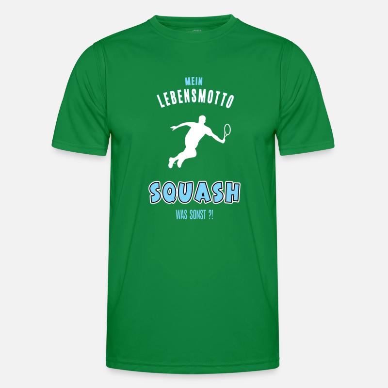 Squash Squasher Squashen Squashspieler Squasher Männer Funktions-T-Shirt