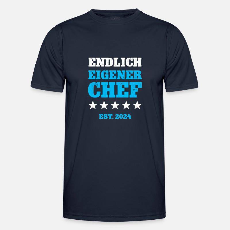 Endlich Eigener Chef 2024 Selbstständig Machen Männer Funktions-T-Shirt