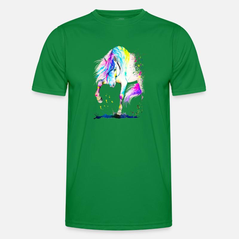 Spanisches Pferd Männer Funktions-T-Shirt