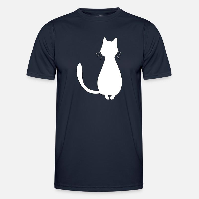 katze Männer Funktions-T-Shirt