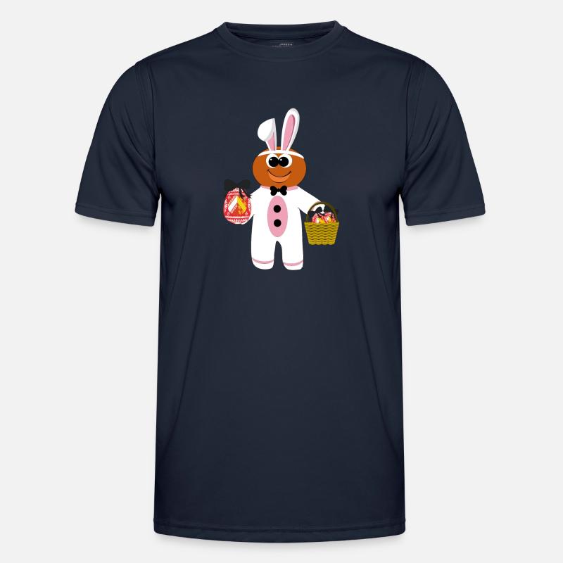 Mannele Mannala Rabbit Alsace - Men's Functional T-Shirt - navy