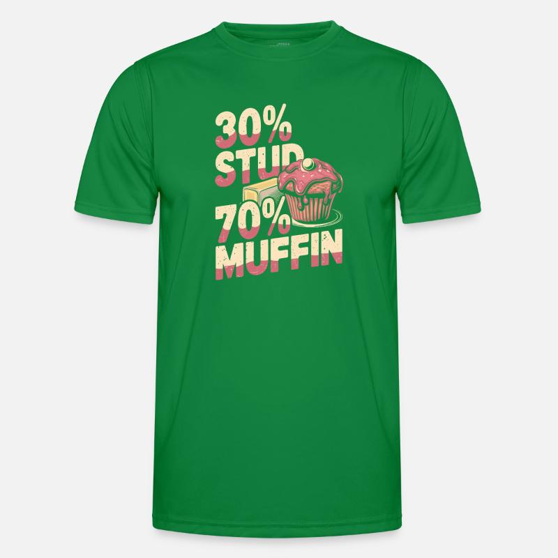 Stud Muffin Funny 30 Stud 70 Muffin Men's Functional T-Shirt
