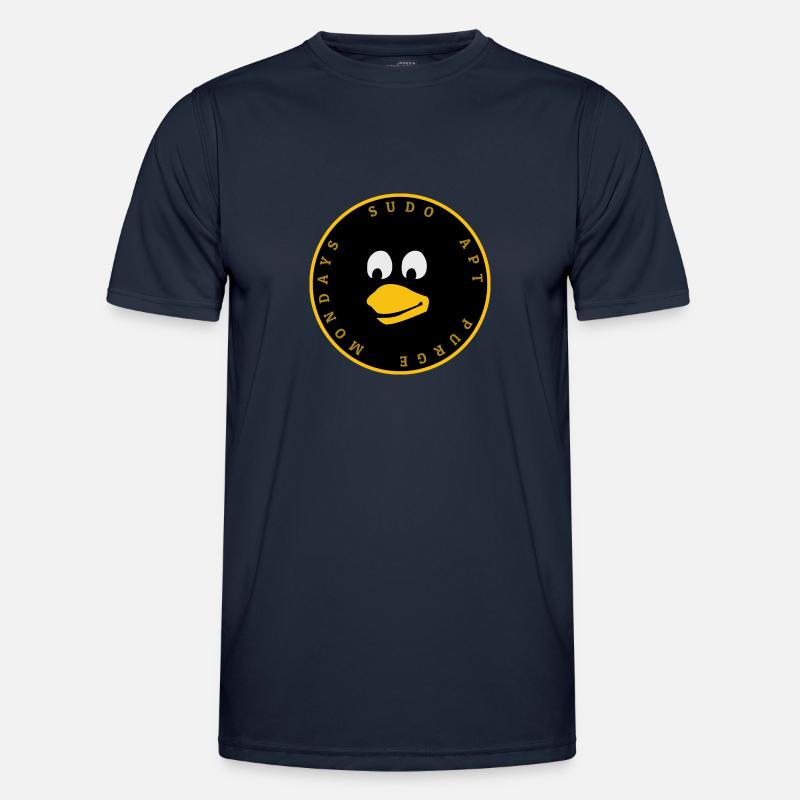 Conception Linux Penguin Tux T-shirt sport Homme