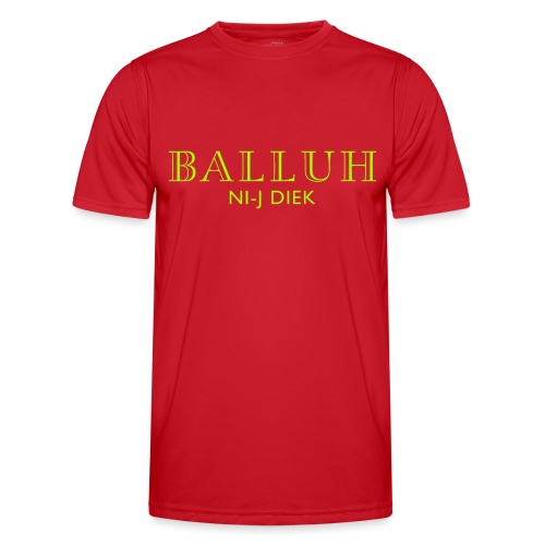 BALLUH NI-J DIEK - navy/neon - Functioneel T-shirt voor mannen