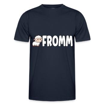 Lammfromm - Vous êtes innocent. TOUJOURS! - T-shirt sport Homme - bleu marine - Devant - AI Model Male 178 dark (178cm)