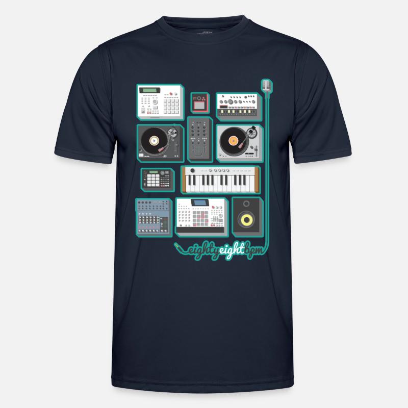 88 BPM Ensemble complet (cyan) T-shirt sport Homme