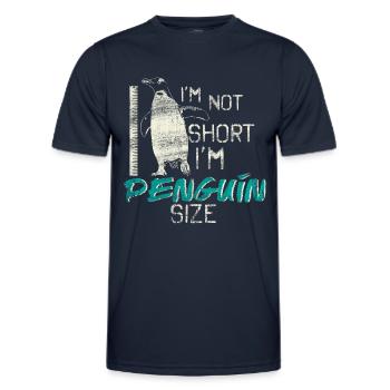 manchot - T-shirt sport Homme - bleu marine - Devant - AI Model Male 178 dark (178cm)