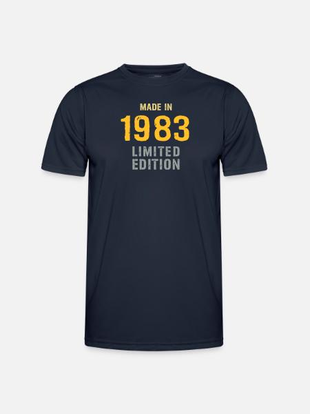 Year of birth 1983 - Men's Functional T-Shirt - navy