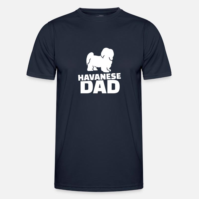 Havanese Dad - Men's Functional T-Shirt - navy