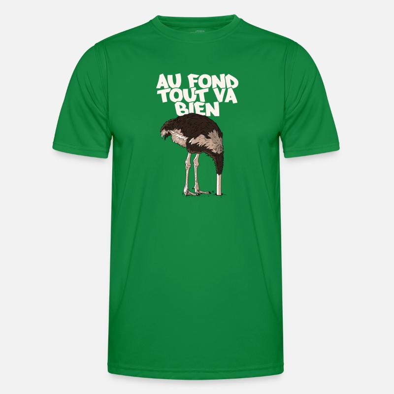 Autruche T-shirt sport Homme