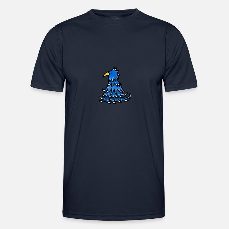 Blauer Adler Männer Funktions-T-Shirt