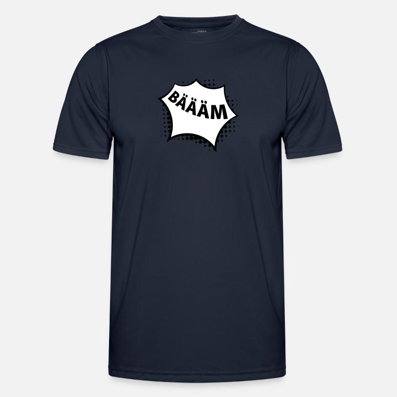 bäääm b / w Men's Functional T-Shirt